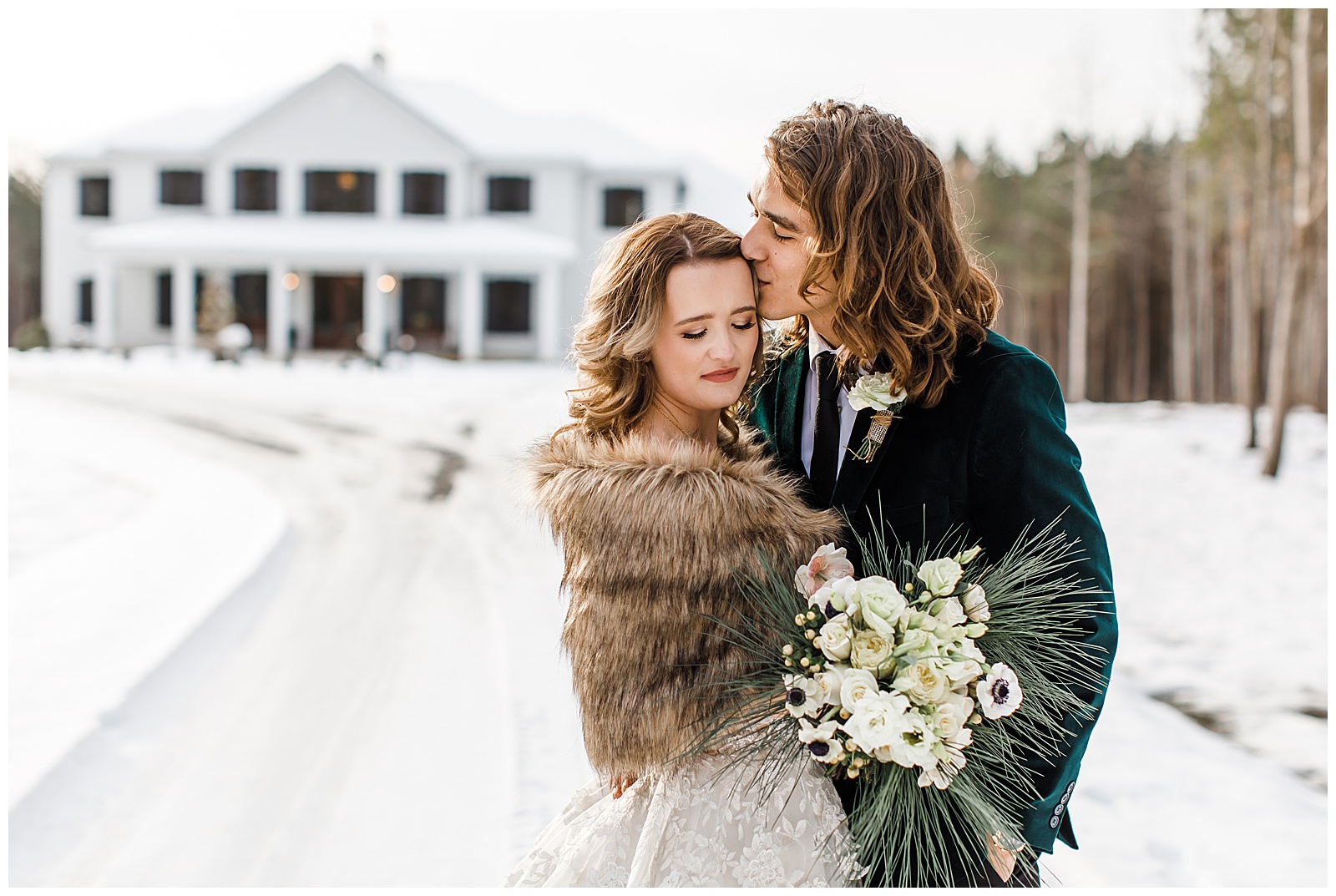 Elegant Winter Wedding Inspiration at Antebellum of New Kent in Virginia